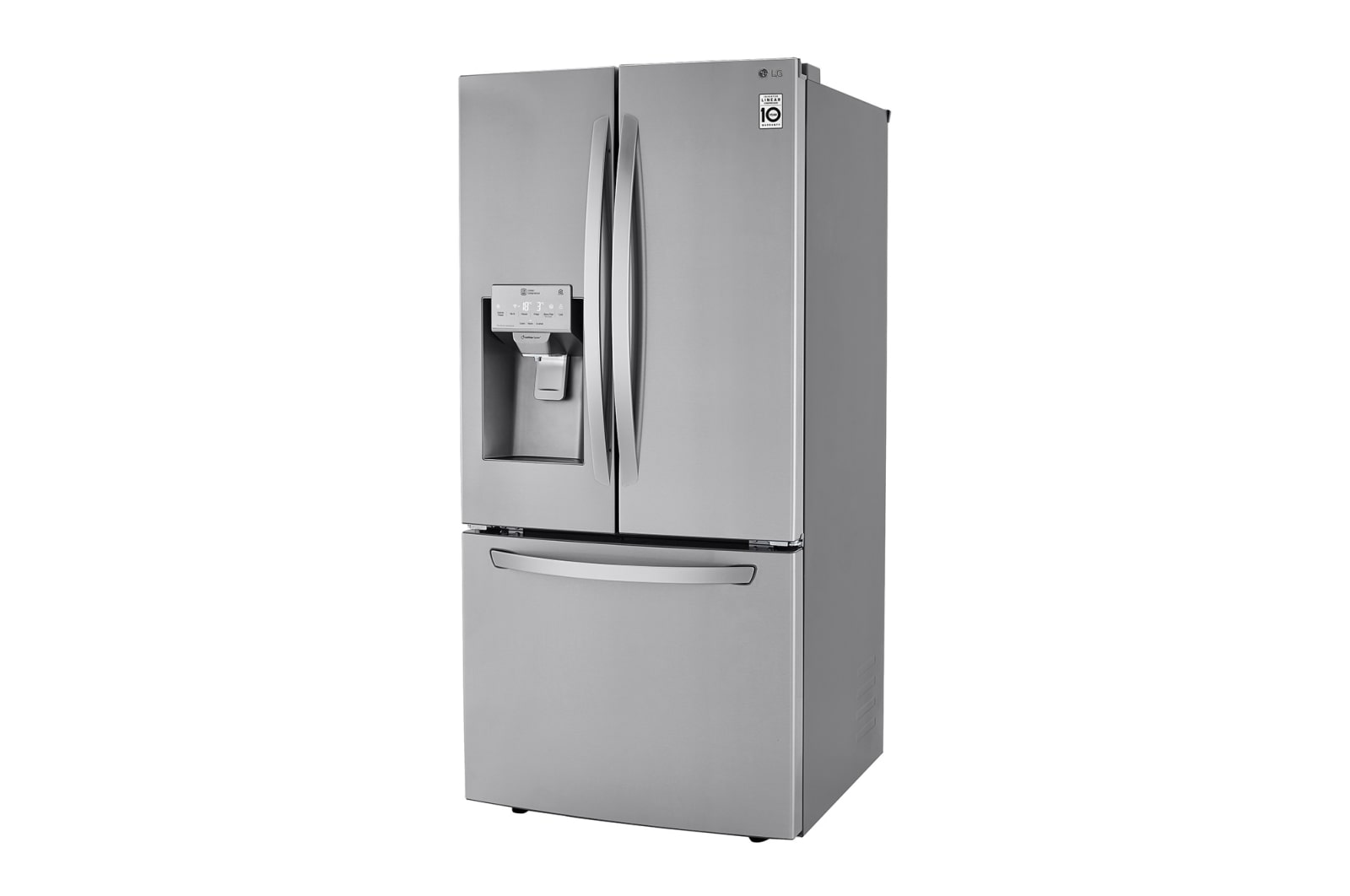 LG Refrigerador French Door  Inteligente 25 pies cúbicos - Acero Inoxidable con Despachador de Agua y Hielos  | LINEAR INVERTER, LM65SGS