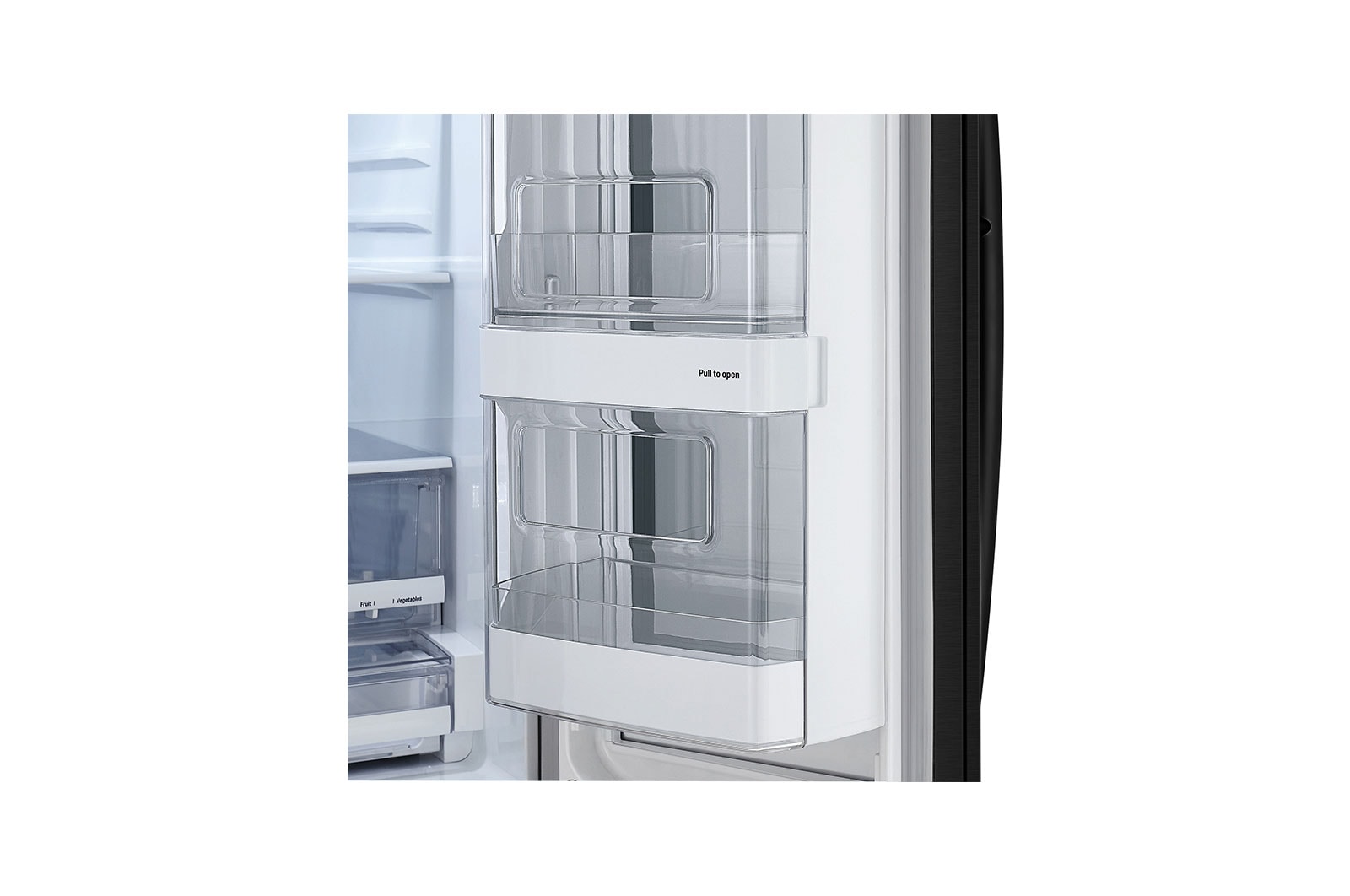 LG Refrigerador French Door LG Instaview™ Door-in-Door  27 pies cúbicos - Acero Negro Mate con Autodiagnóstico Smart Diagnosis™  | LINEAR INVERTER, LM75BXT