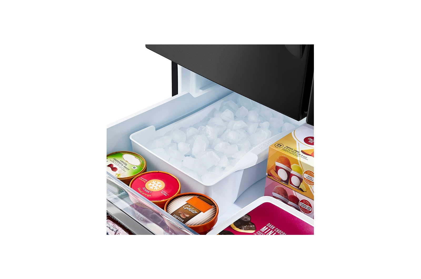 LG Refrigerador French Door LG Instaview™ Door-in-Door  27 pies cúbicos - Acero Negro Mate con Autodiagnóstico Smart Diagnosis™  | LINEAR INVERTER, LM75BXT