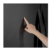 LG Refrigerador French Door LG Instaview™ Door-in-Door  27 pies cúbicos - Acero Negro Mate con Autodiagnóstico Smart Diagnosis™  | LINEAR INVERTER, LM75BXT