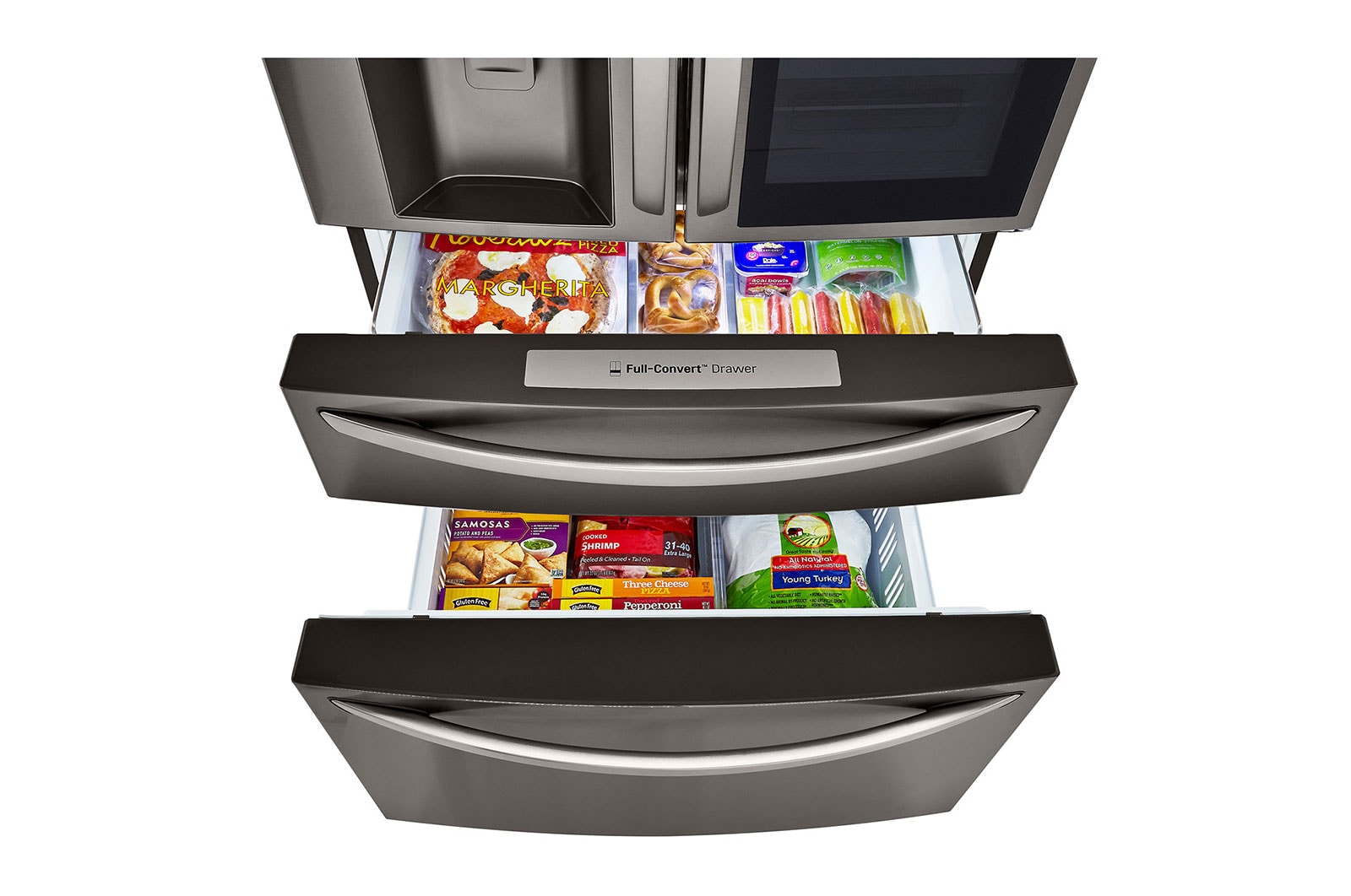LG Refrigerador InstaView™ 30 pies ³ con Hielos Redondos Craft Ice™ | Lavavajillas QuadWash™ TrueSteam™ de Empotre con ThinQ™ WiFi , LM85SXD-LDP6810