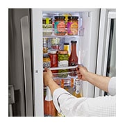 LG Refrigerador French Door LG Instaview™ Door-in-Door Inteligente 30 pies cúbicos - Acero Inoxidable con Despachador de Agua y Hielos  | LINEAR INVERTER, LM89SXD