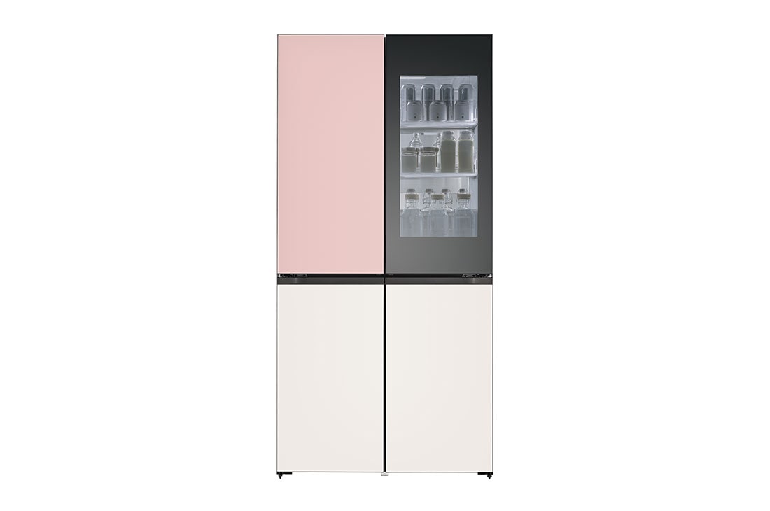 LG Refrigerador LG InstaView™ Color Rosa Inteligente 22 piés cúbicos |LINEAR INVERTER, LM92BVJ