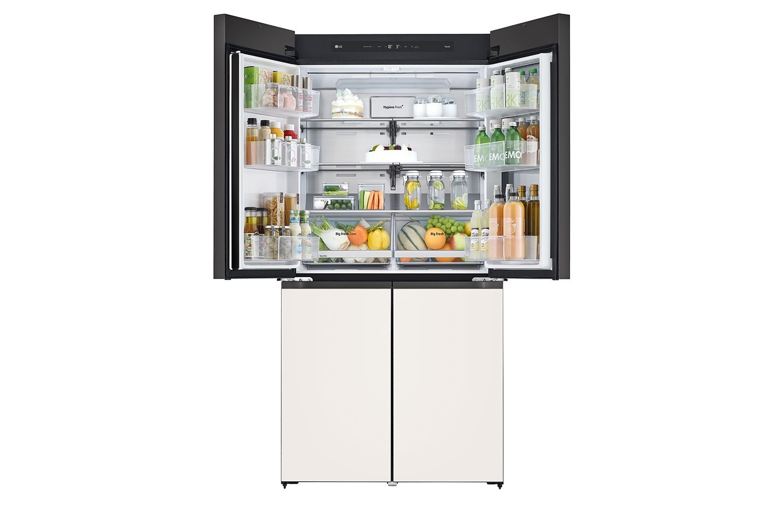 LG Refrigerador LG InstaView™ Color Rosa Inteligente 22 piés cúbicos |LINEAR INVERTER, LM92BVJ