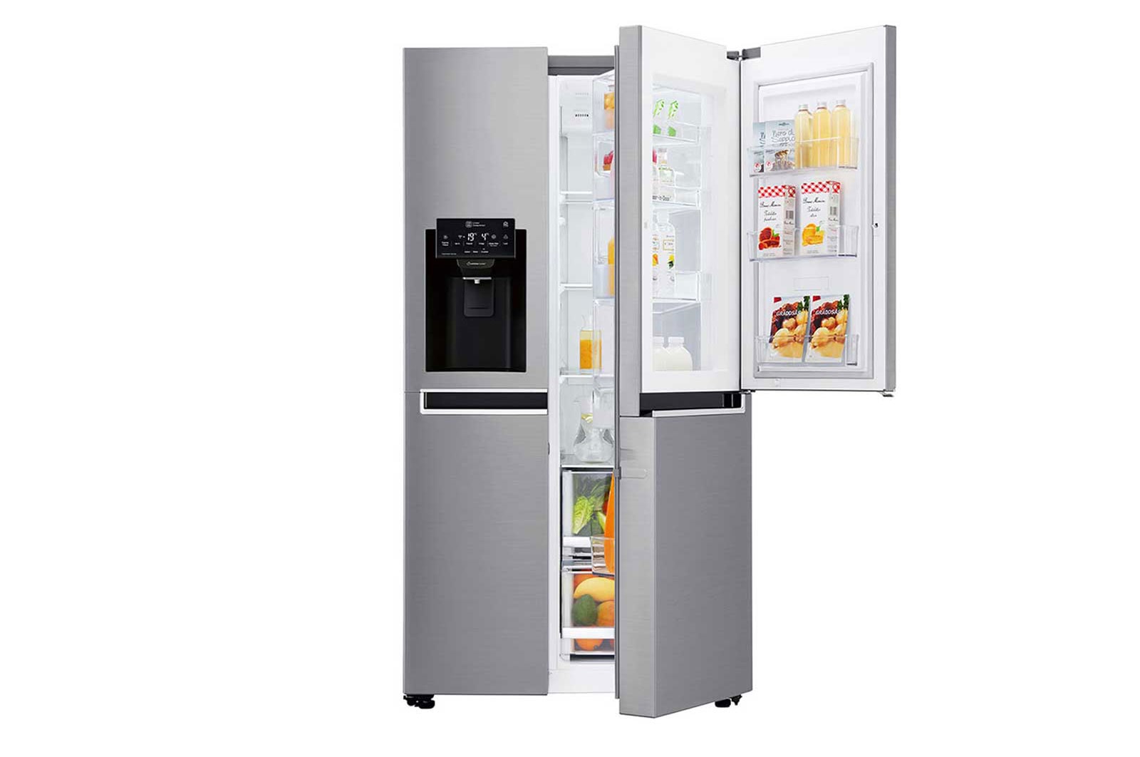 Vista frontal de Refrigerador Smart Side-by-Side | Door-in-Door® 22 cu.ft | Linear Inverter LS65SDP1
