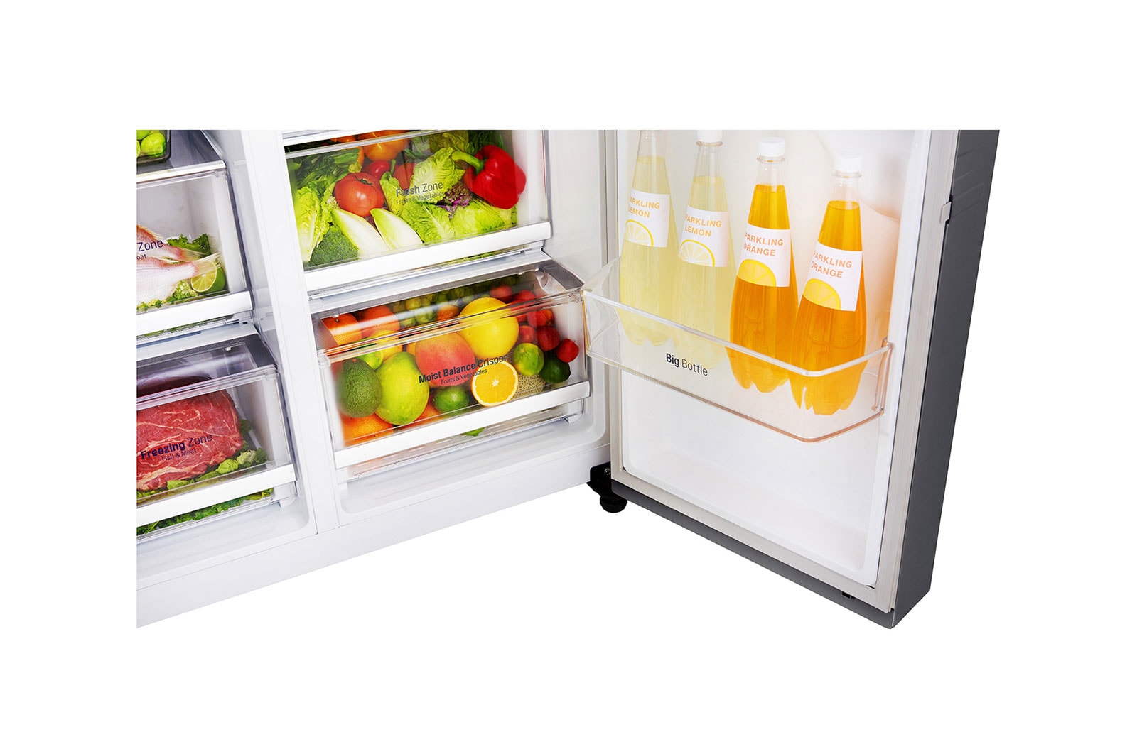 LG Refrigerador Smart Side-by-Side | Door-in-Door® 22 cu.ft | Linear Inverter, LS65SDP1