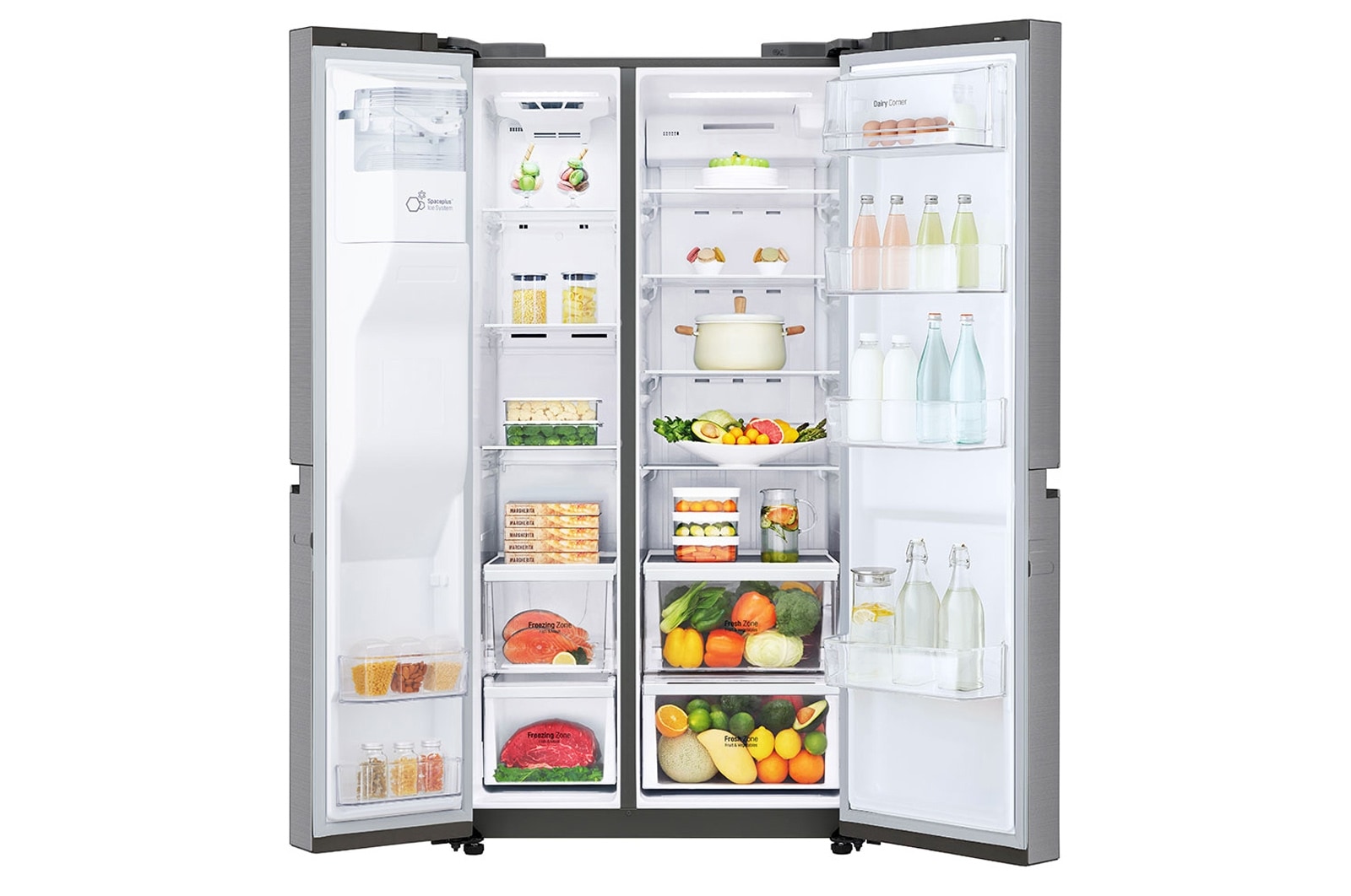 LG Refrigerador Smart Side-by-Side 26 cu.ft | Linear Inverter, LS74SGP