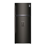 LG Refrigerador Top Mount Inteligente LG ThinQ™ 16 pies cúbicos - Negro Brillante con Conectividad ThinQ | LINEAR INVERTER, LT44AGD