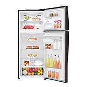 LG Refrigerador Top Mount Inteligente LG ThinQ™ 16 pies cúbicos - Negro Brillante con Conectividad ThinQ | LINEAR INVERTER, LT44AGD