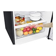 LG Refrigerador Top Mount Inteligente LG ThinQ™ 16 pies cúbicos - Negro Brillante con Conectividad ThinQ | LINEAR INVERTER, LT44AGD