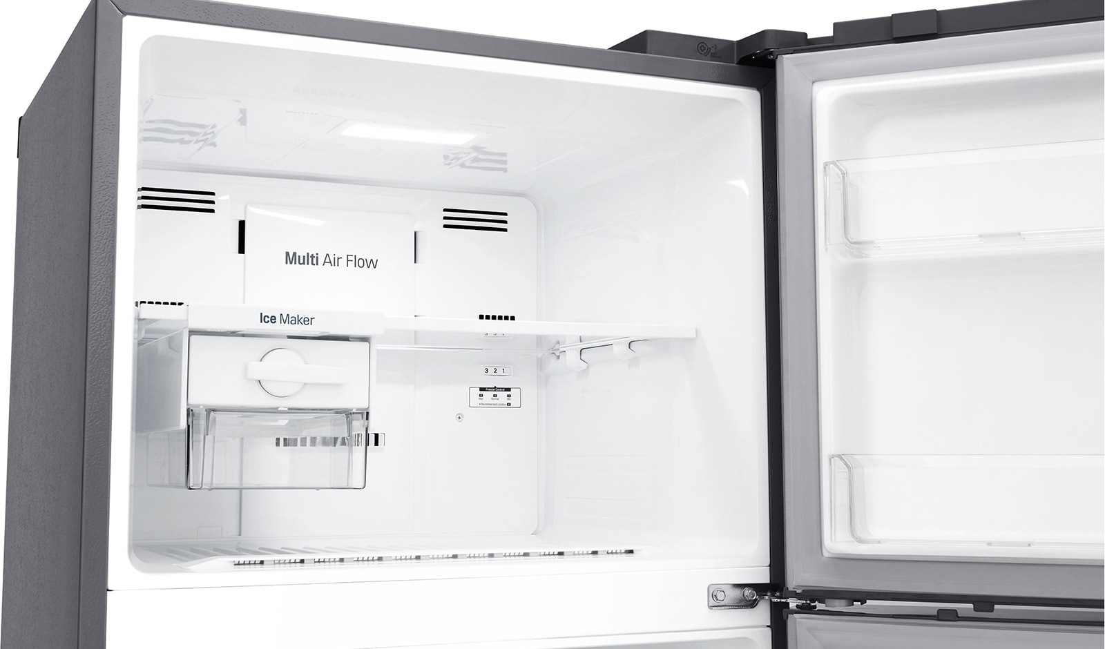 LG Refrigerador Top Mount Door-in-Door Inteligente LG ThinQ™ 16 pies cúbicos - Plata con Conectividad ThinQ | LINEAR INVERTER, LT44MDP