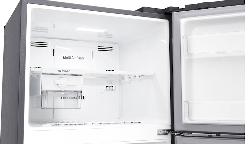 LG Refrigerador Top Mount Door-in-Door Inteligente LG ThinQ™ 16 pies cúbicos - Plata con Conectividad ThinQ | LINEAR INVERTER, LT44MDP