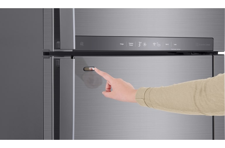 LG Refrigerador Top Mount Door-in-Door Inteligente LG ThinQ™ 16 pies cúbicos - Plata con Conectividad ThinQ | LINEAR INVERTER, LT44MDP