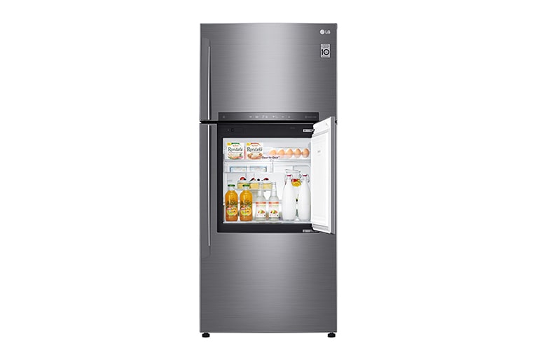 Vista frontal de Refrigerador Smart Top Freezer | Door-in-Door® 18 cu.ft | Linear Inverter LT51MDP
