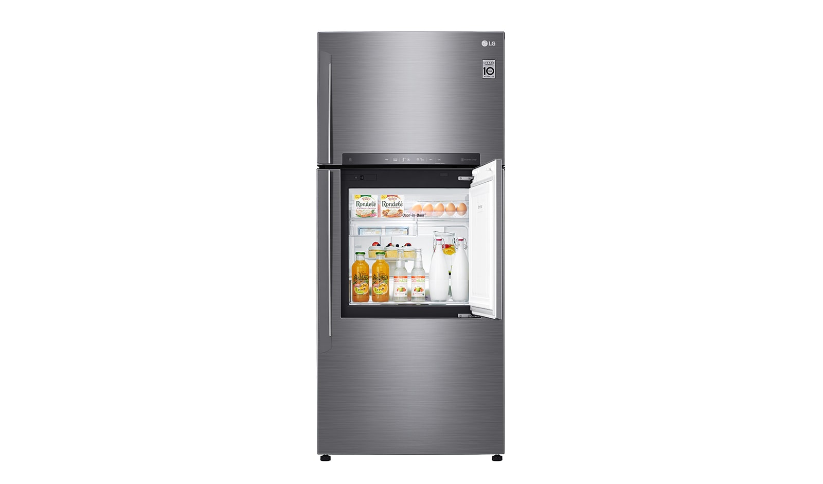 Vista frontal de Refrigerador Smart Top Freezer | Door-in-Door® 18 cu.ft | Linear Inverter LT51MDP