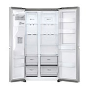 LG Refrigerador Duplex Door-in-Door Inteligente 22 pies cúbicos - Acero Inoxidable con Despachador de Agua y Hielos  | LINEAR INVERTER, VS22JS