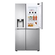 LG Refrigerador Duplex Door-in-Door Inteligente 22 pies cúbicos - Acero Inoxidable con Despachador de Agua y Hielos  | LINEAR INVERTER, VS22JS