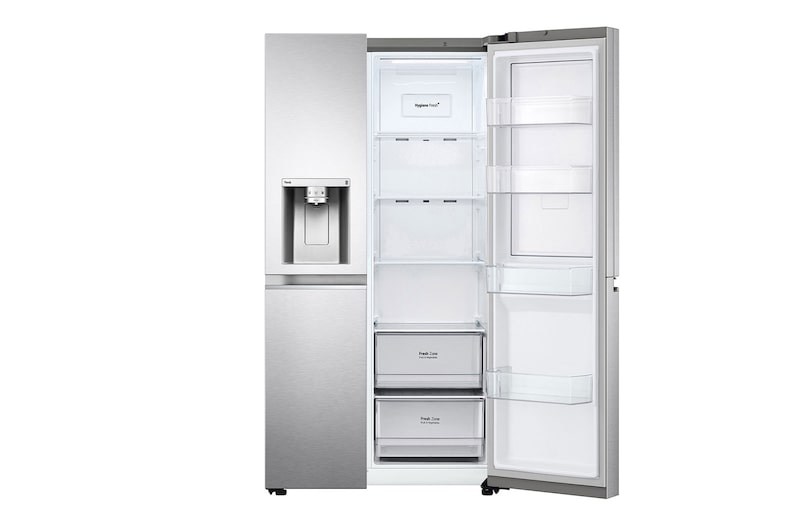 LG Refrigerador Duplex Door-in-Door Inteligente 22 pies cúbicos - Acero Inoxidable con Despachador de Agua y Hielos  | LINEAR INVERTER, VS22JS