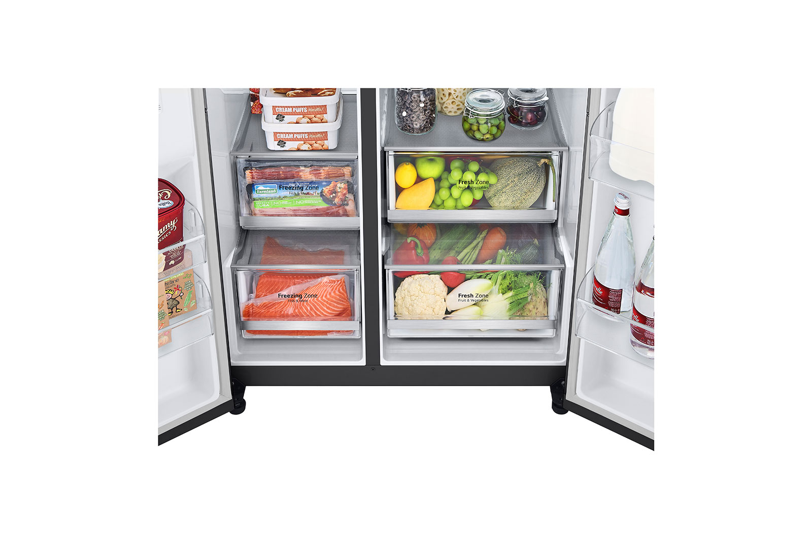 LG Refrigerador Side by Side 22pies³ InstaView™, VS22XCT