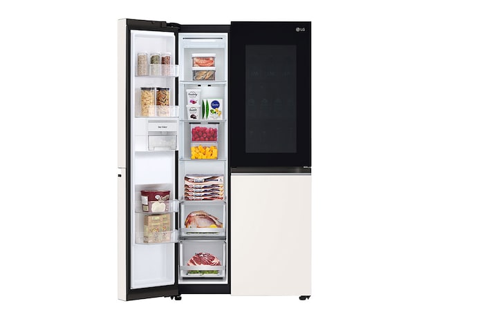 LG Refrigerador 23 pies cúbicos InstaView™ Side by Side, VS23BQB