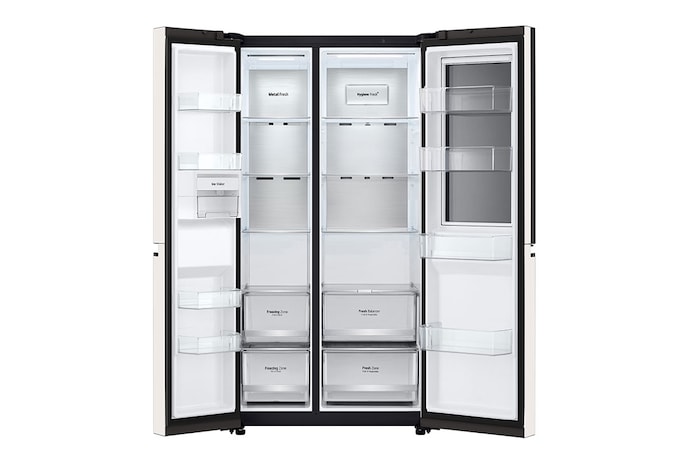 LG Refrigerador 23 pies cúbicos InstaView™ Side by Side, VS23BQB