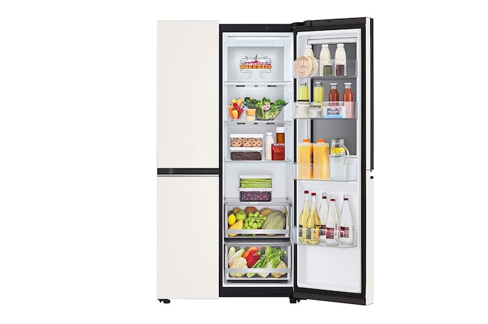 LG Refrigerador 23 pies cúbicos InstaView™ Side by Side, VS23BQB
