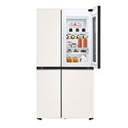 LG         Refrigerador LG Side by Side InstaView™ Door-in-Door 23 pies cúbicos Color Crema con ThinQ® | SMART INVERTER, VS23BQB