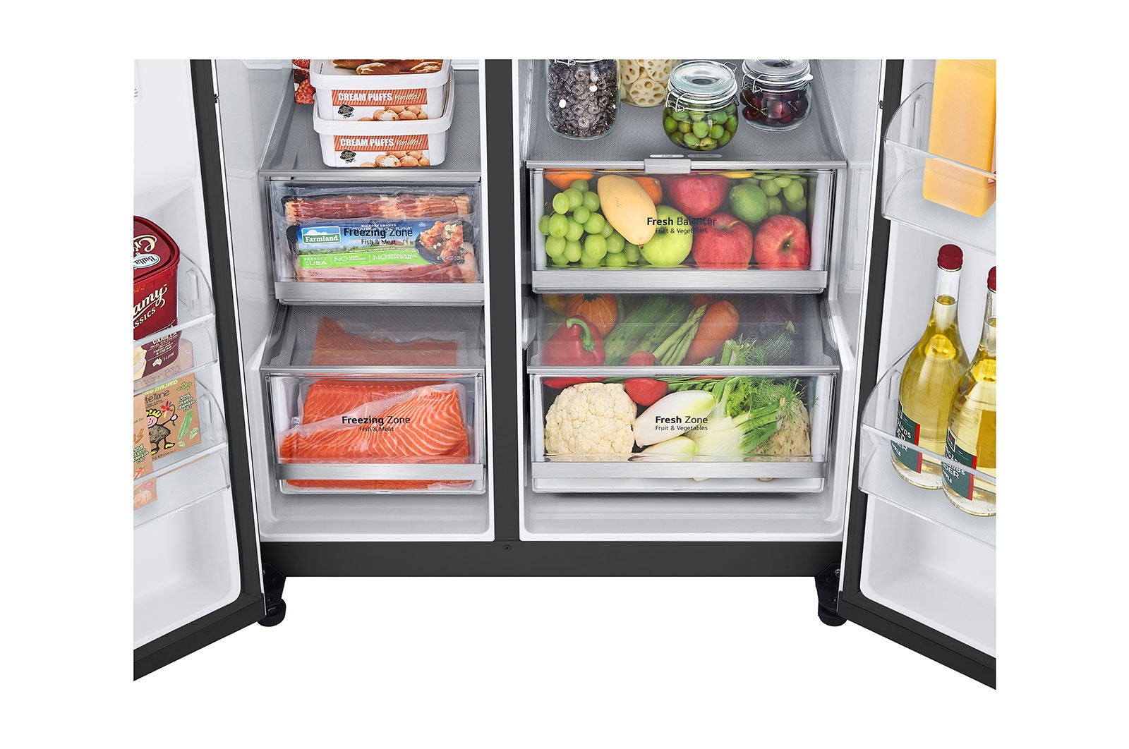 LG Refrigerador InstaView™ Side by Side 23 pies³, VS23BQH