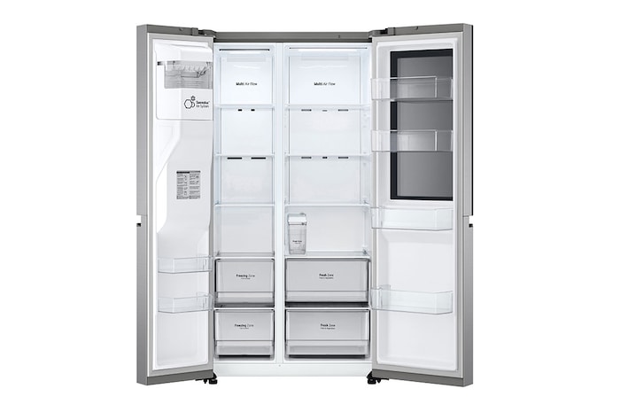 LG Refrigerador 27 pies cúbicos InstaView™ Side by Side, VS27GNIP