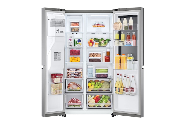 LG Refrigerador 27 pies cúbicos InstaView™ Side by Side, VS27GNIP