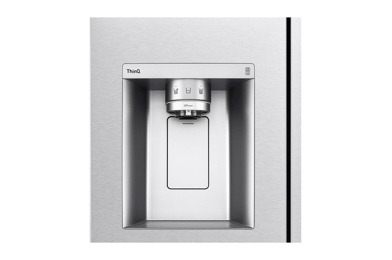 LG Refrigerador Duplex Door-in-Door Inteligente 27 pies cúbicos - Acero Inoxidable con Despachador de Agua y Hielos  | LINEAR INVERTER, VS27JS