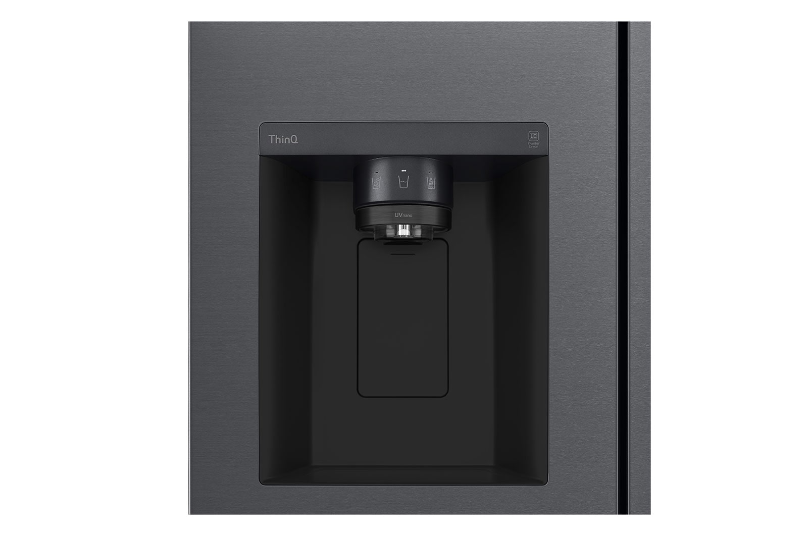 LG Refrigerador Duplex Door-in-Door Inteligente 27 pies cúbicos - Negro Mate con Despachador de Agua y Hielos  | LINEAR INVERTER, VS27JT