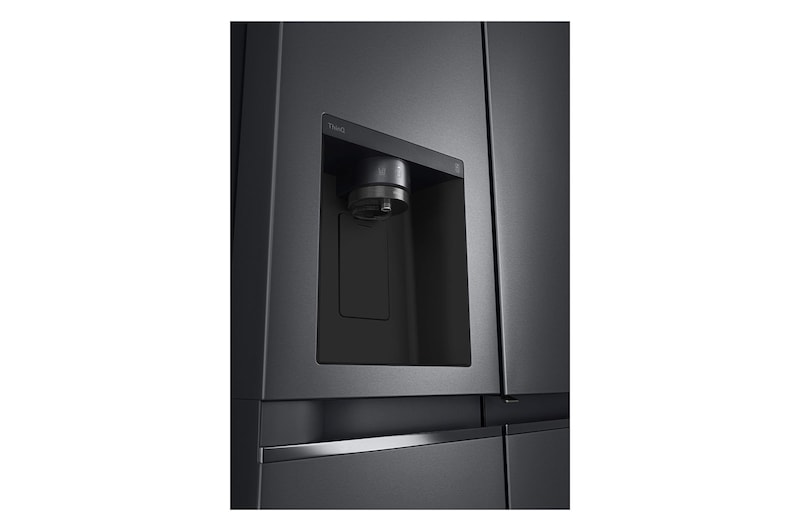 LG Refrigerador Duplex Door-in-Door Inteligente 27 pies cúbicos - Negro Mate con Despachador de Agua y Hielos  | LINEAR INVERTER, VS27JT