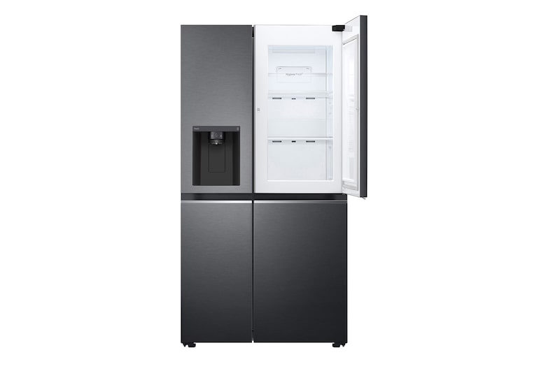 LG Refrigerador Duplex Door-in-Door Inteligente 27 pies cúbicos - Negro Mate con Despachador de Agua y Hielos  | LINEAR INVERTER, VS27JT