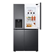 LG Refrigerador Duplex Door-in-Door Inteligente 27 pies cúbicos - Negro Mate con Despachador de Agua y Hielos  | LINEAR INVERTER, VS27JT