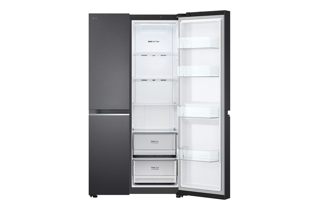 front one door open without food stored