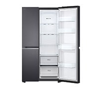 front one door open without food stored