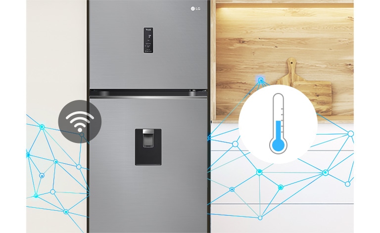 La función Smart Fresh Air funciona cuando la puerta del frigorífico está cerrada.