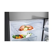 LG Refrigerador LG Top Freezer 16 pies cúbicos Color Acero Inoxidable Con Auto Ice Maker | SMART INVERTER, VT45AWP