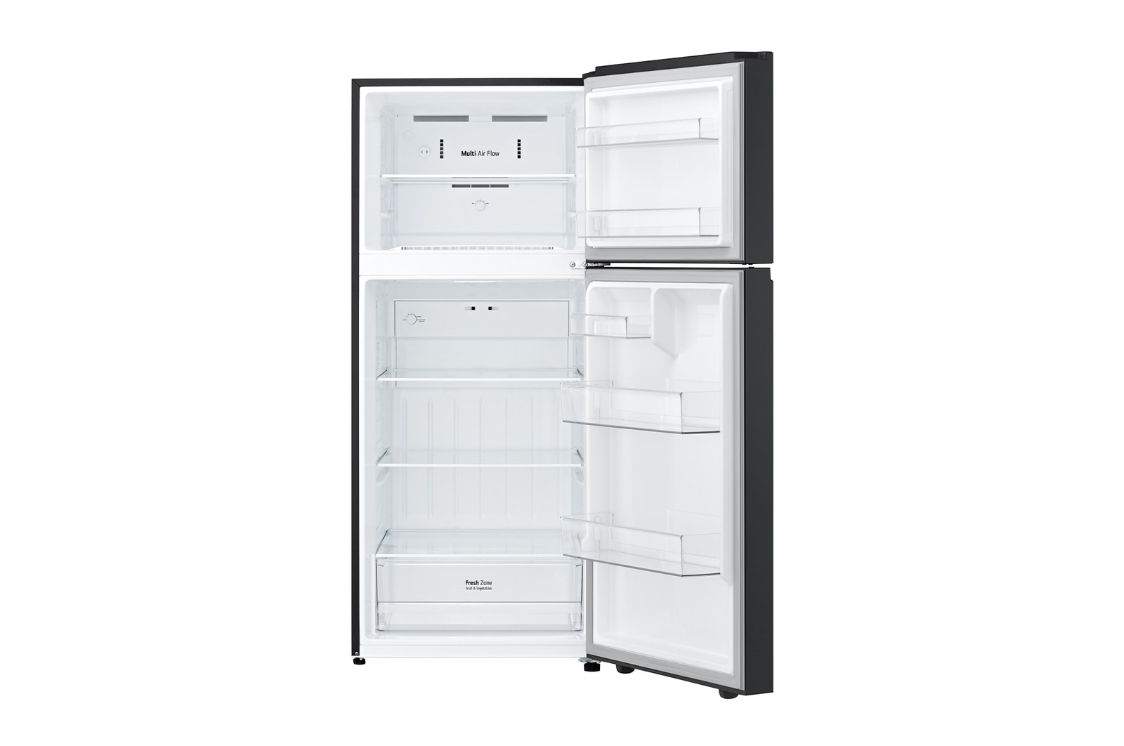 front view door open without food