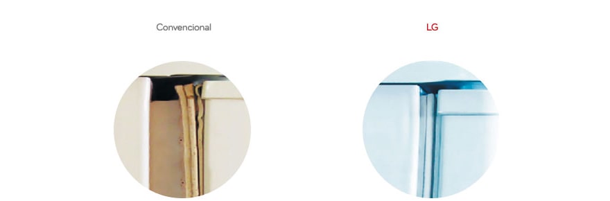 Tecnología Bioshield, los sellos y empaque previene daños y propagación de bacterias.