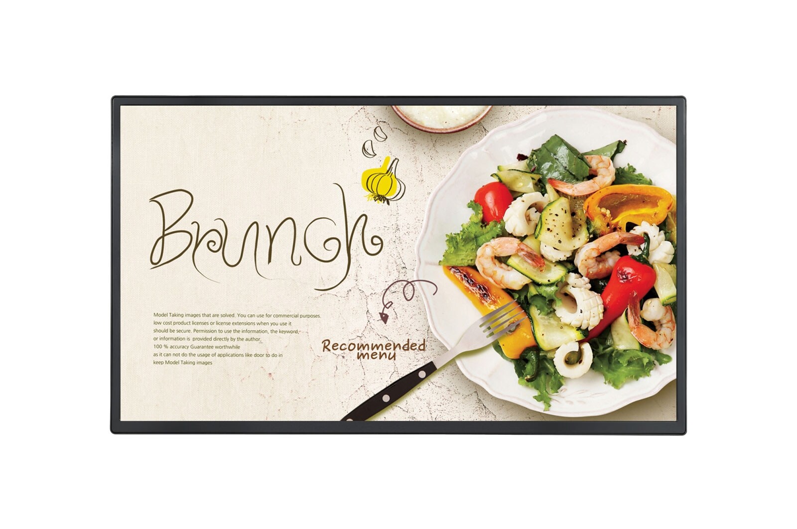 Vista frontal de 32&#34; 400 nits  FHD  Standard Signage 32SM5KE-B