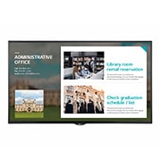 Vista frontal de 43&#34; 350 nits  FHD  Standard Signage 43SE3KE-B