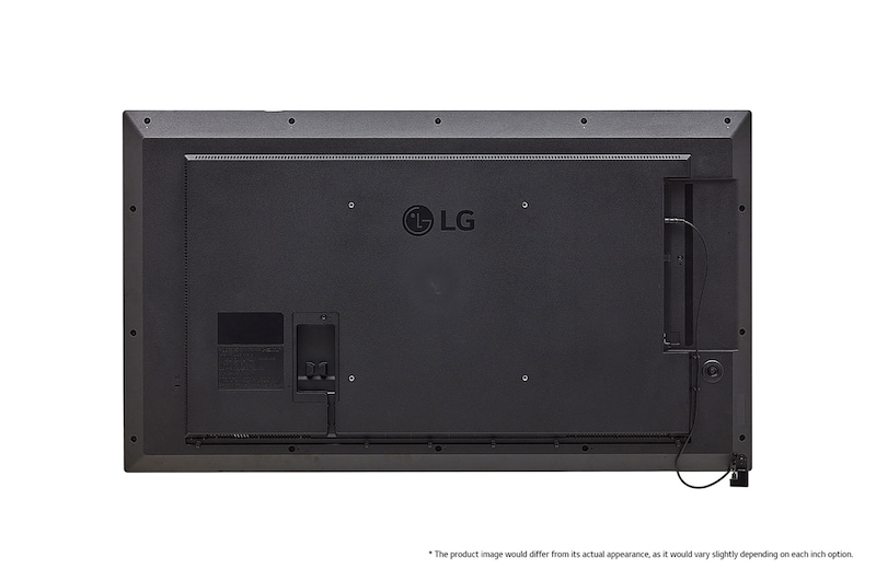 LG Pantalla de señalización UHD, Vista trasera, 55UM5N-E