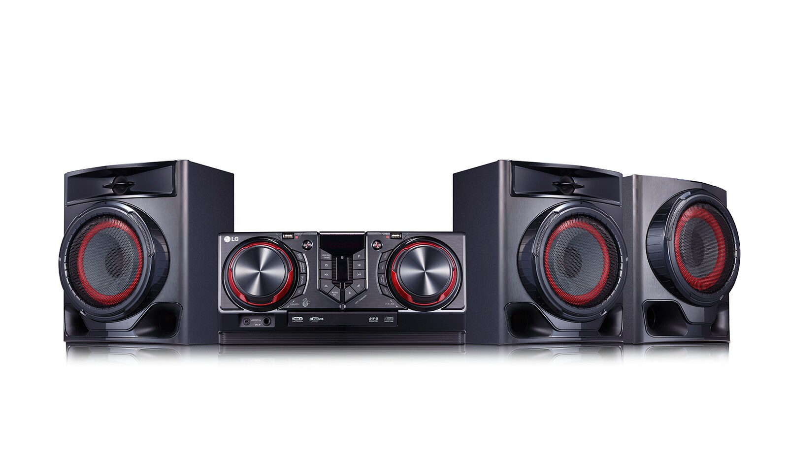 LG Bocina Bluetooth LG XBOOM CJ45 Bocina de 1100 W para fiesta de karaoke, CJ45