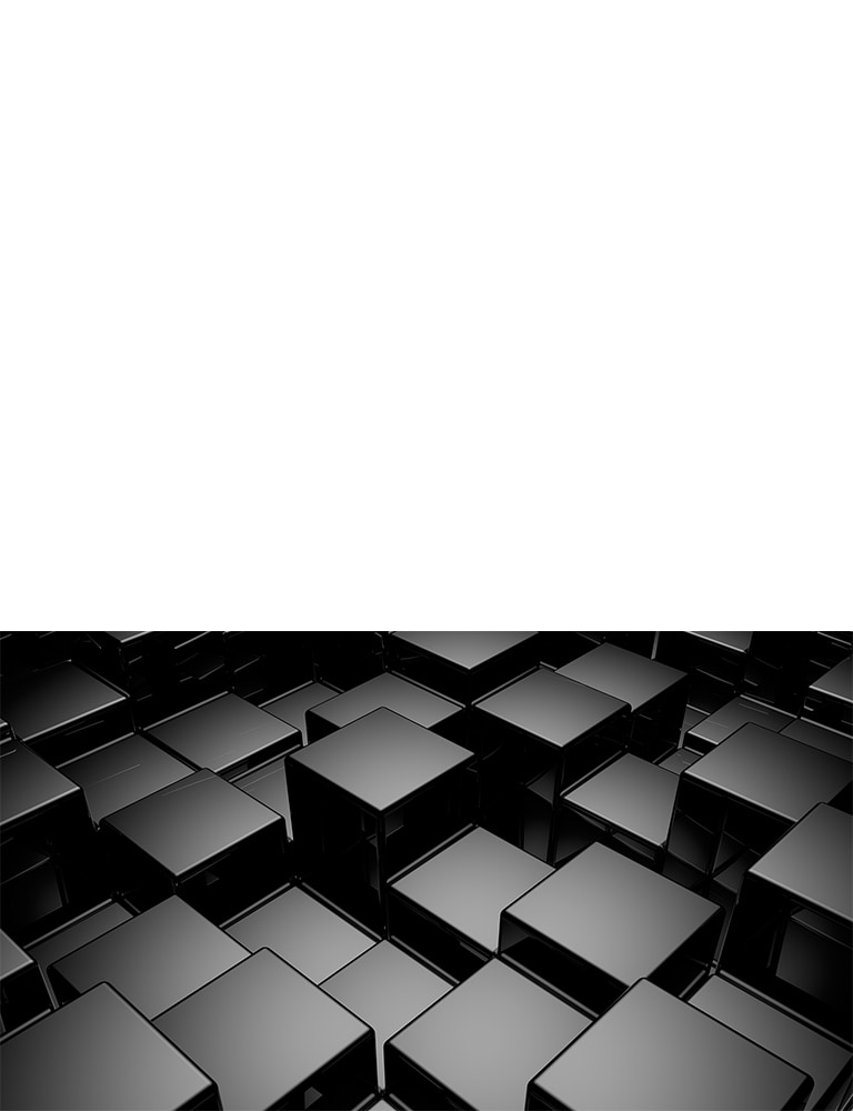 Los cubos grises con diferentes alturas se colocan al azar.