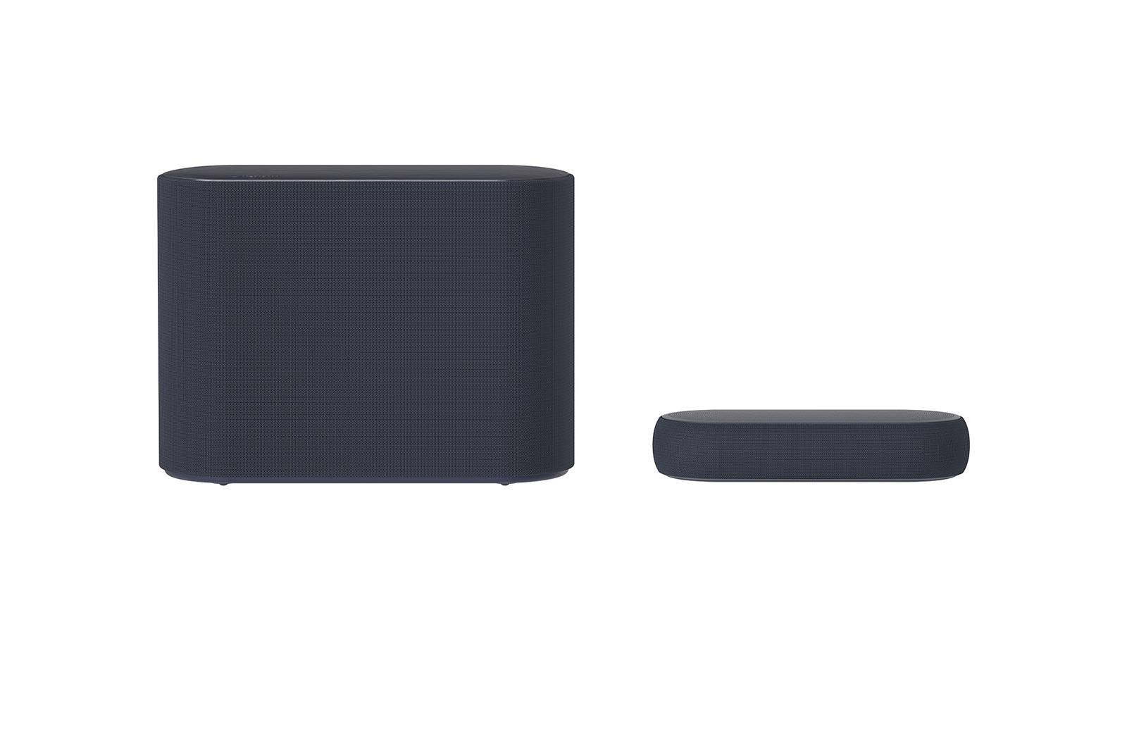 vista frontal con subwoofer