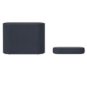 vista frontal con subwoofer