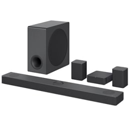 LG Soundbar | Barra de sonido LG S80QR | 5.1.3 canales | Dolby Atmos y MERIDIAN