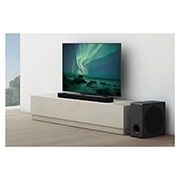 LG Soundbar | Barra de sonido LG S80QR | 5.1.3 canales | Dolby Atmos y MERIDIAN, S80QR